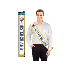 Echarpe Mister 20 ans Bleue