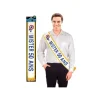 Echarpe Mister 50 ans Bleue