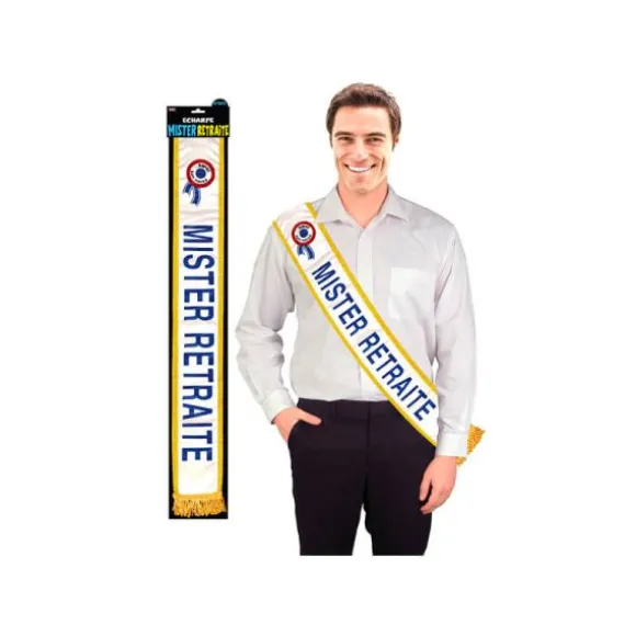 Echarpe Mister Retraite Bleue