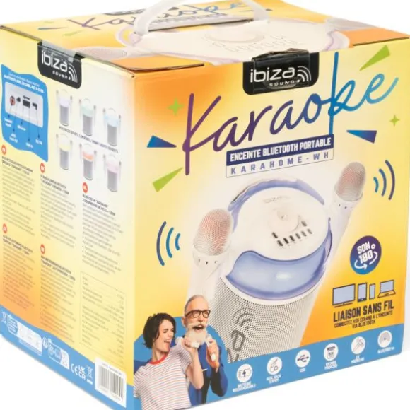 Enceinte Bluetooth autonome spécial "Karaoké" - KARAHOME