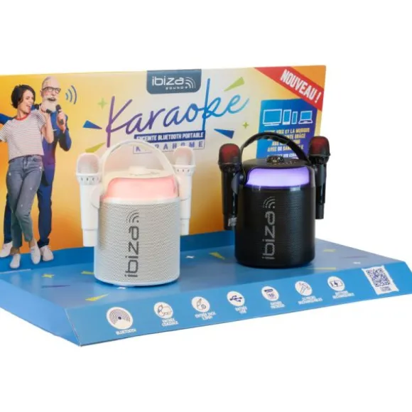 Enceinte Bluetooth autonome spécial "Karaoké" - KARAHOME