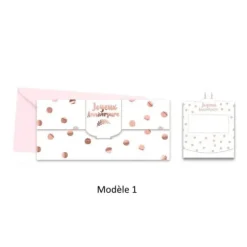 Enveloppe cadeau pour anniversaire - Modèle au choix