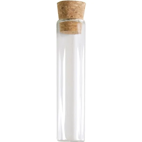 Eprouvette à dragées en verre - 10 cm