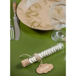 Eprouvette à dragées en verre - 10 cm