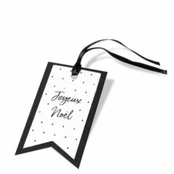 8 Etiquettes pour Cadeaux "Joyeux Noël" - Collection Graphique