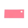 12 Etiquettes Rectangulaires Mates - Rose