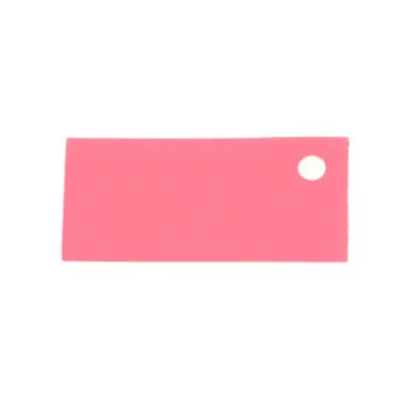 12 Etiquettes Rectangulaires Mates - Rose
