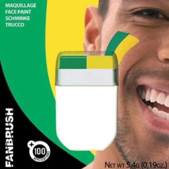 Fanbrush™ Vert et Jaune