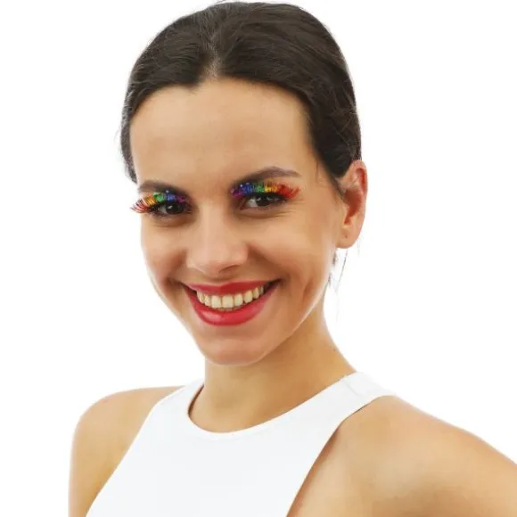 Faux cils arc-en-ciel