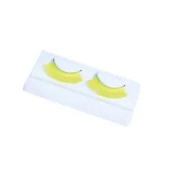 Faux cils fluo - Jaune