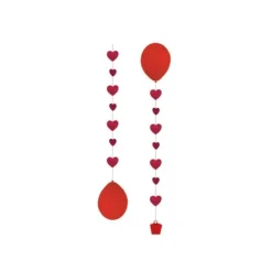 3 Ficelles pour Ballon - Coeurs