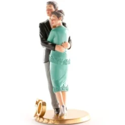 Figurine Couple Noces d'or 50 ans