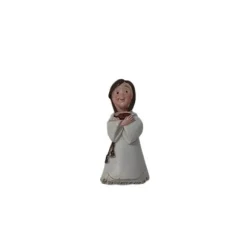 Figurine de communiante - Cheveux bruns