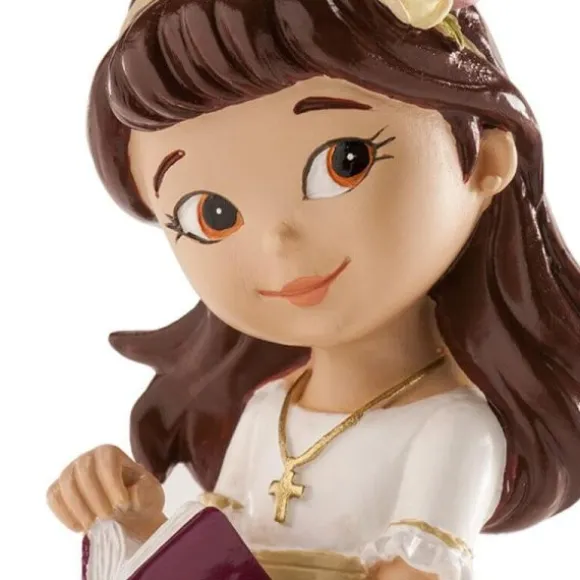 Figurine de Communion - Fille avec Bible
