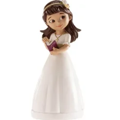 Figurine de Communion - Fille avec Bible