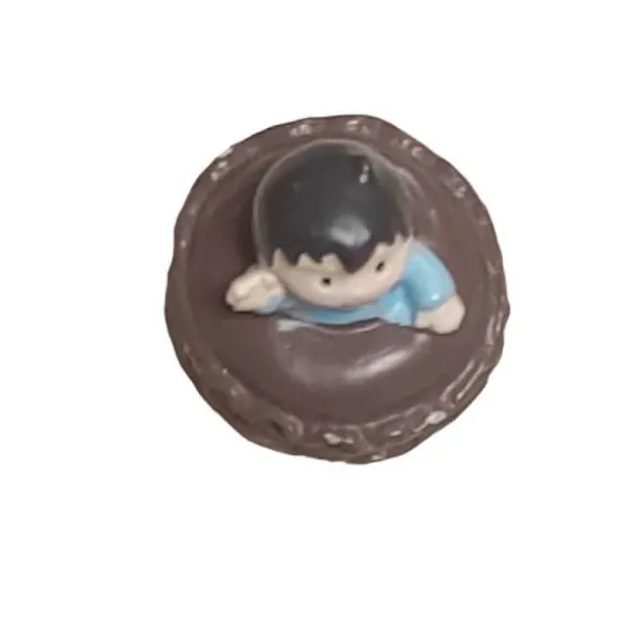 Figurine de macaron au chocolat - Oscar
