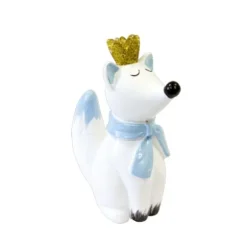 Figurine en Résine - Baby Shower - Renard Bleu