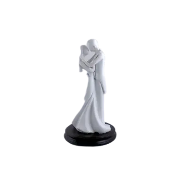 Figurine pour gâteau de mariage - Premier baiser