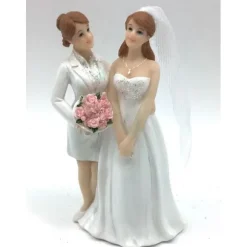 Figurine pour mariage - 11,5 cm - Couple de femmes mariées