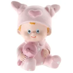 2 Figurines Bébé Fille