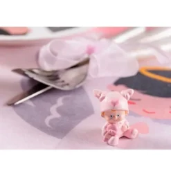 2 Figurines Bébé Fille