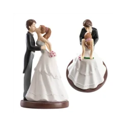 Figurines pour gâteau de mariage - Bisou