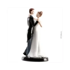 Figurines pour gâteau de mariage - Couple Mains Enlacées