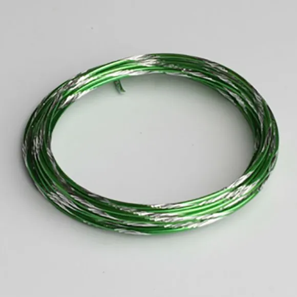 Fil Métallique Arlequin Vert - 5m