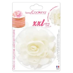 Fleur en azyme XXL pour pâtisseries - Couleur au choix