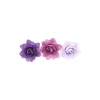 12 fleurs en camaïeu en papier - Couleur au choix
