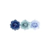 12 fleurs en toile décoratives