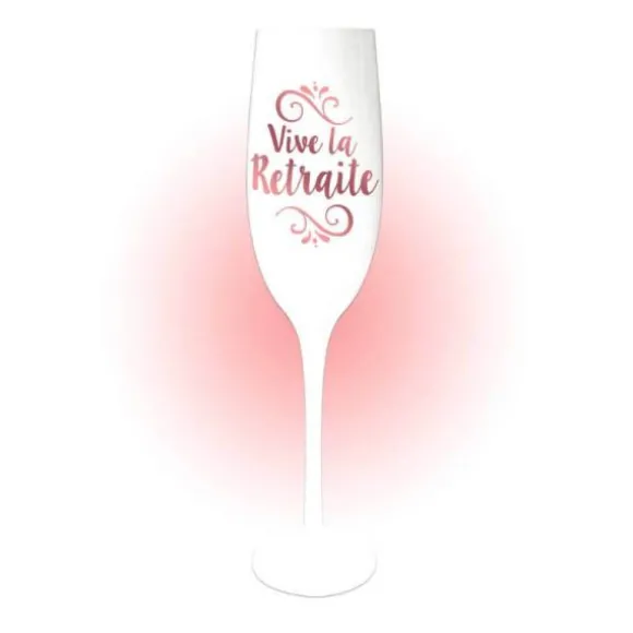 Flûte à Champagne - Retraite - Rose Gold