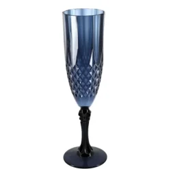 Flûte à champagne réutilisable en plastique - 220 ml - Couleur au choix