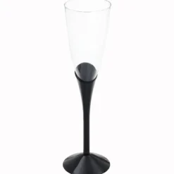 6 flûtes à champagne en polystyrène - 139 ml - Couleur au choix
