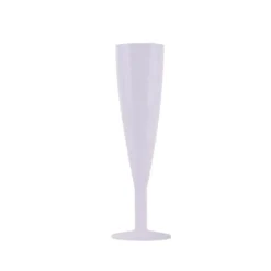 8 Flûtes à champagne réutilisables - Transparent