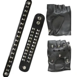 Gants Cloutés de Punk ou Motards