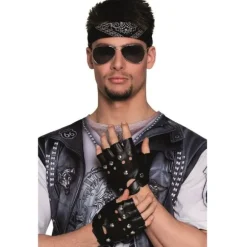 Gants de Motard Noirs
