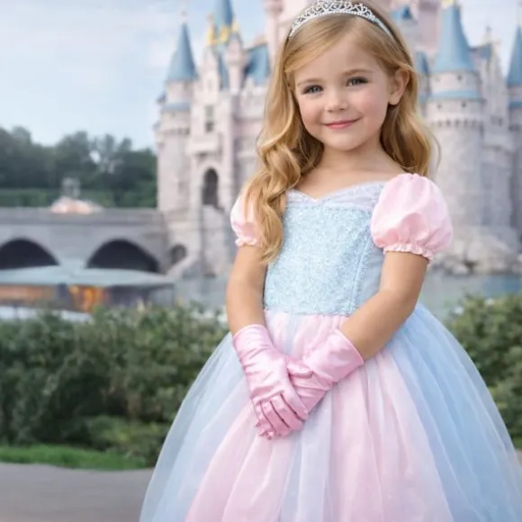 Gants de Princesse pour fille - Couleur au choix