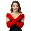 Gants longs Charleston - 50 cm - Couleur au choix