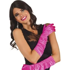 Gants longs "Hollywood" - Fuchsia