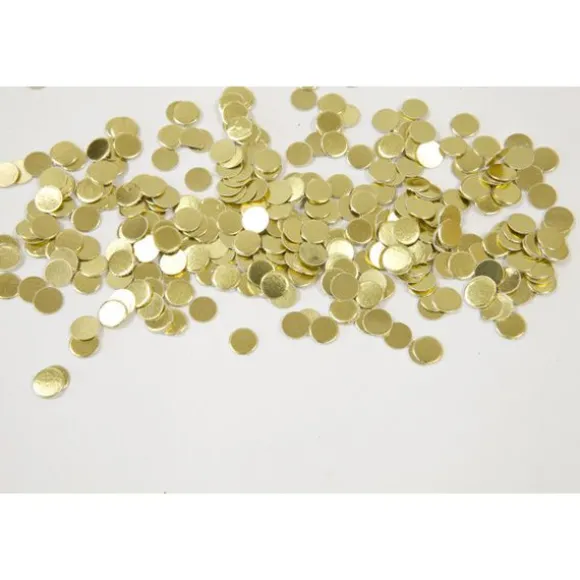 10 g de confettis métallisés en forme de pastille à parsemer - Couleur au choix