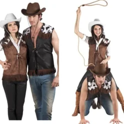 Gilet de Cowboy Noir - Taille L