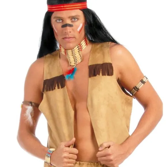 Gilet d'Indien / Cow-Boy Homme - Taille Unique