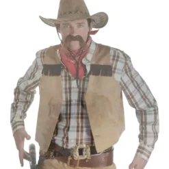 Gilet d'Indien / Cow-Boy Homme - Taille Unique