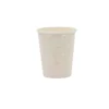 8 gobelets "Baptême" en carton - 255 ml - Collection Baptême Effet Lin et Or