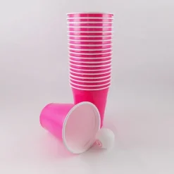 Gobelets "Beer Pong" x20 - Rose - 50cl