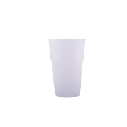 25 Gobelets à bière réutilisables - Transparent