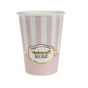 10 Gobelets - Collection "Mademoiselle Rose"