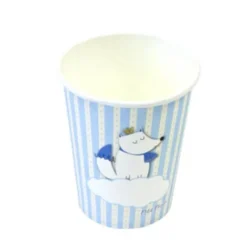 6 Gobelets en Carton - Baby Shower - Renard Bleu