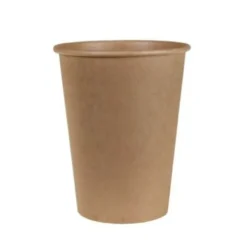 50 Gobelets en Carton Biodégradables - Kraft - 33 cl